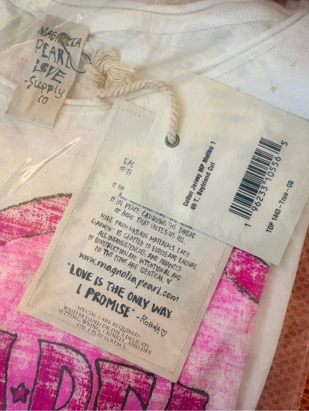 Magnolia Pearl Malibu 1865 Tee NWT NEW One Size Limited Edition - Picture 4 of 6